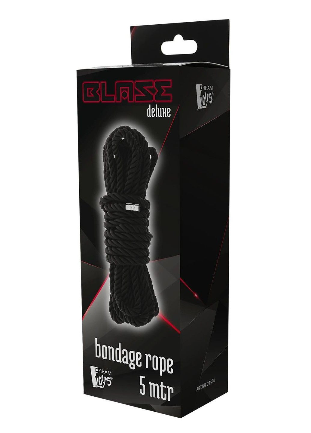 Веревка для бондажа BLAZE DELUXE BONDAGE ROPE 5M BLACK Dreamtoys (290667613)