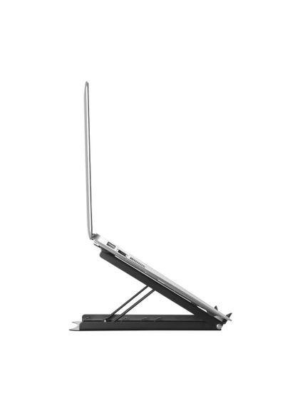 Підставка для ноутбука до 15" LS325, Black, метал, регулювання нахилу, навантаження до 5 кг OfficePro (370619289)