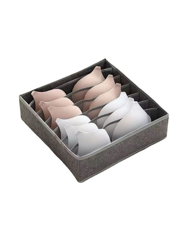 Органайзер 32×32×10 см на 7 відділень для зберігання спідньої білизни Темно ( код: 7SS ) No Brand (331902264)