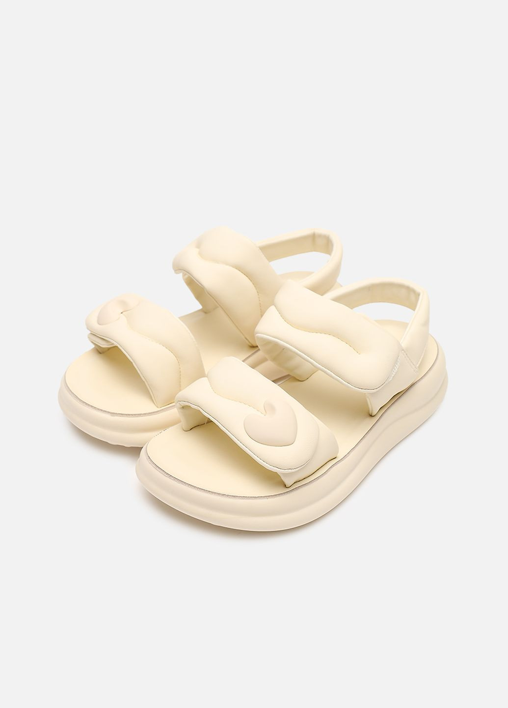 Молочные босоножки для девочки цвет молочный цб-00266013 Buddy Sheep