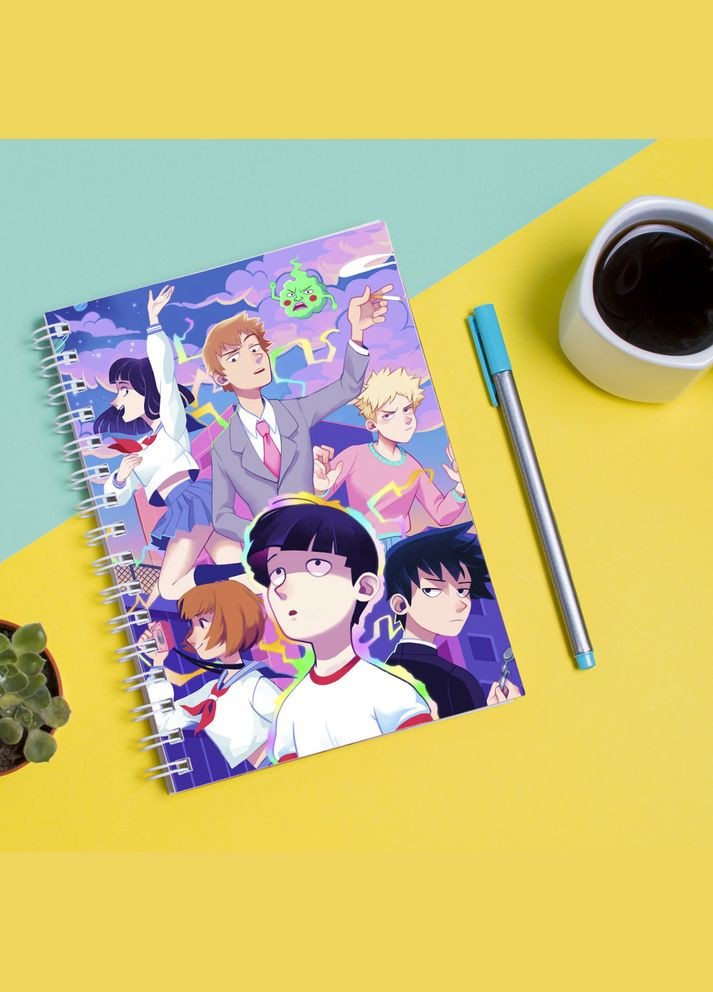 Скетчбук Sketchbook (блокнот) для рисования с принтом Mob Psycho 100-Моб Психо 100 Кавун блокнот для малювання (316133859)