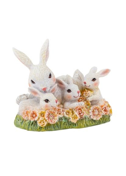 Статуетка "Родина кроликів", 10 см (2007-265) ELISEY Кролики (319576230)
