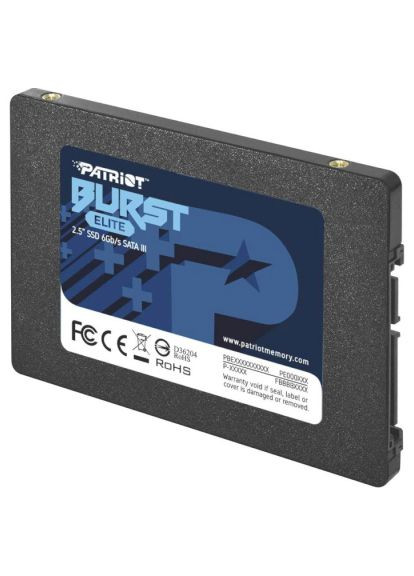 Накопитель SSD 2.5" 1.92TB Burst Elite (PBE192TS25SSDR) Patriot 2.5&quot; 1.92TB Burst Elite (366691673)