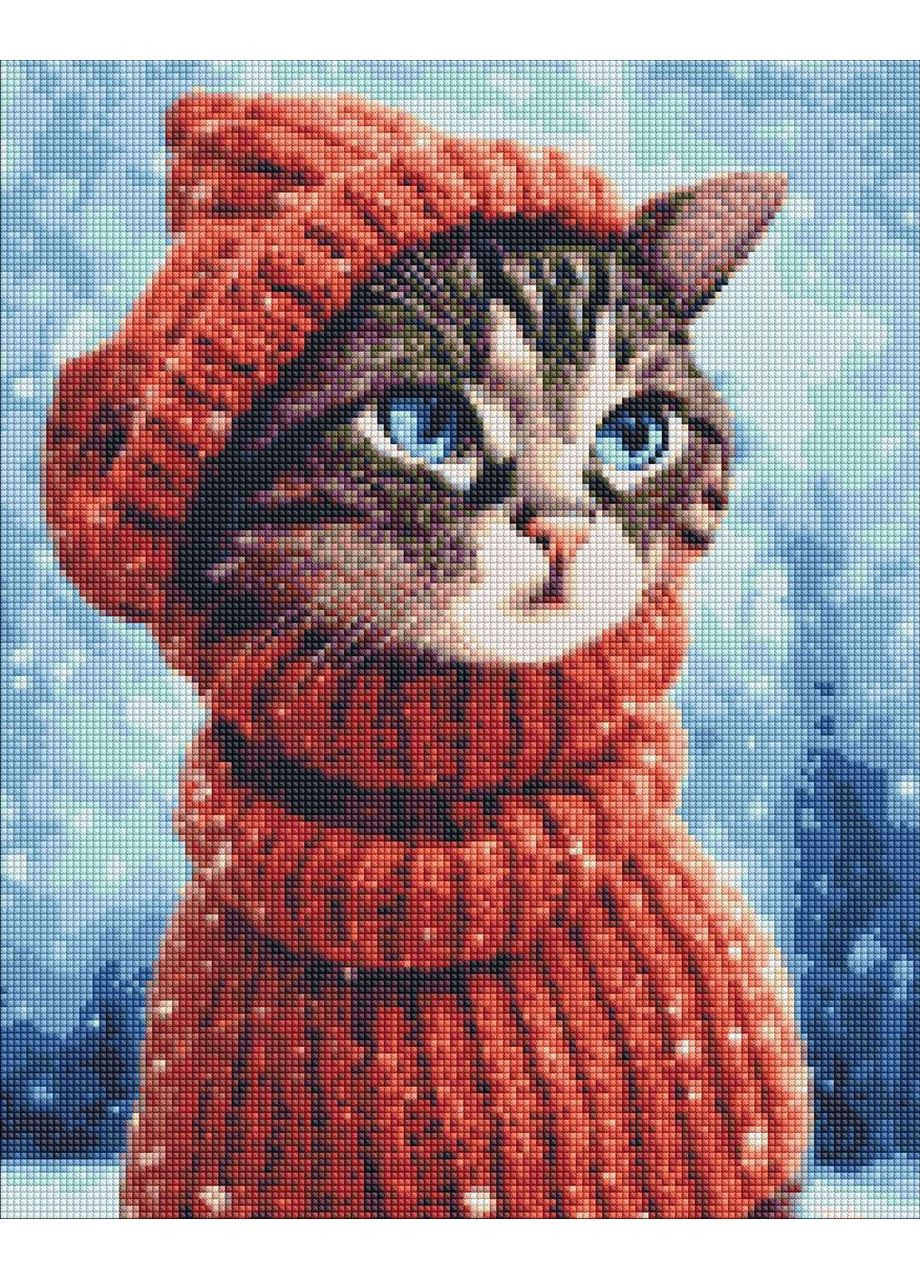 Набор с алмазной мозаикой "Удивительная кошка", 40×50 см (AMO7350) Ідейка (364309960)