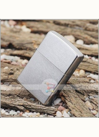 Комплект Запальничка 207 CLASSIC street chrome + Бензин + Кремені в подарунок + Чохол з прорізом LPTBK Zippo (316621086)