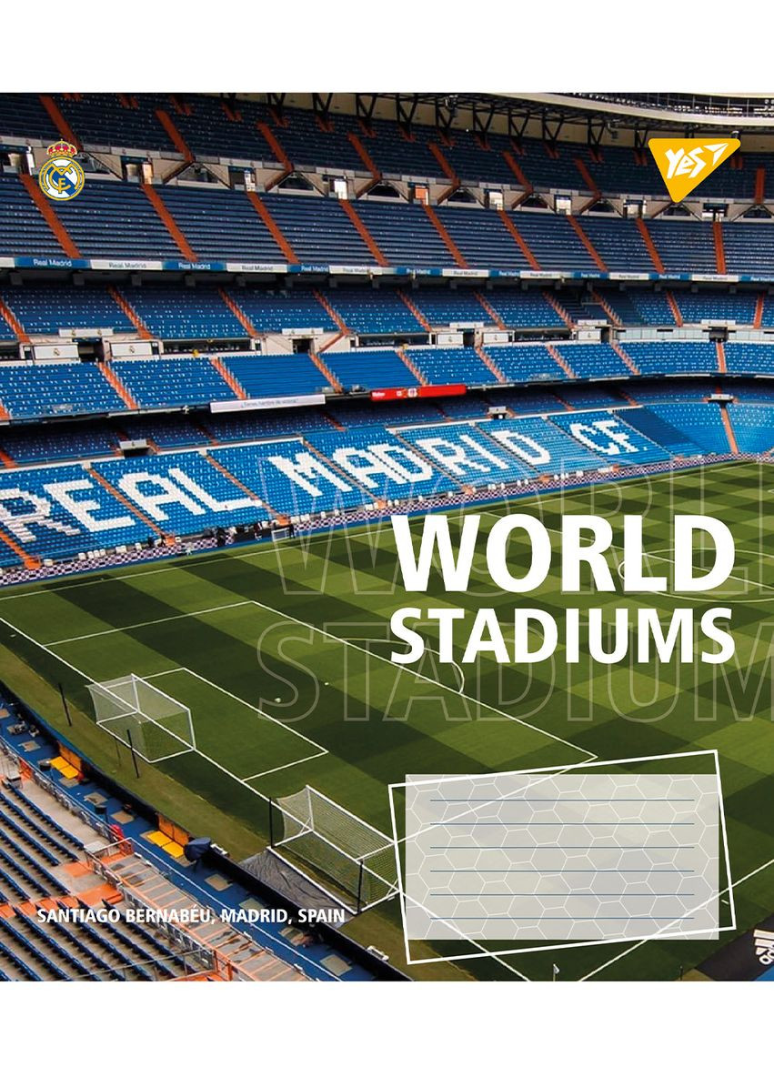 Набір зошитів World stadium А5 в лінійку 60 аркушів 10 шт. () Yes 767163 (337471305)