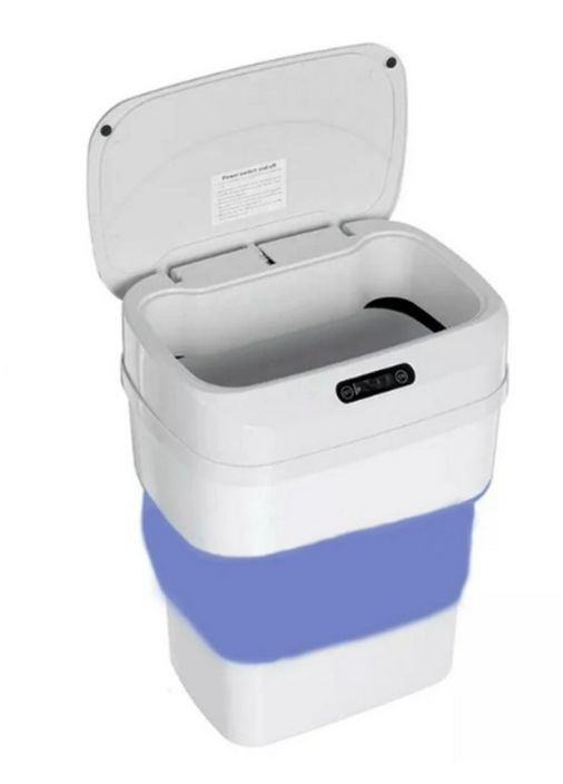 Мусорное складное ведро с сенсорной крышкой ZSW-L11 8л (1782362983) No Brand (336146586)