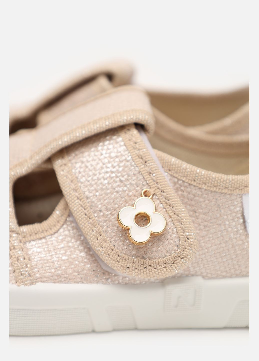 Бежевые слипоны для девочки цвет бежевый cb-00280761 Waldi