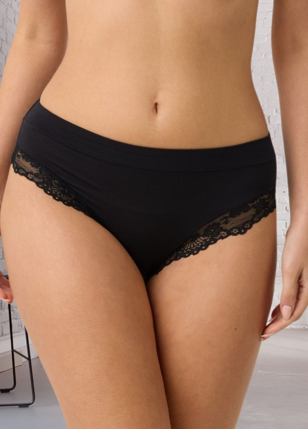 Трусики Emerson Lace Brief з мереживом white (7283) FS (322057084)