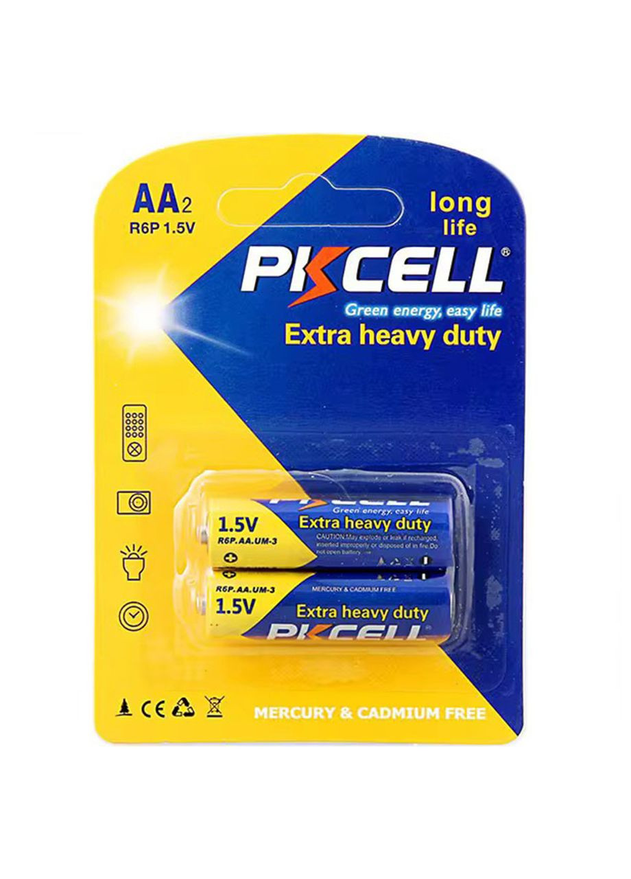 Батарейка AA R6P сольова 1,5V (2 шт.) PkCell (322399799)