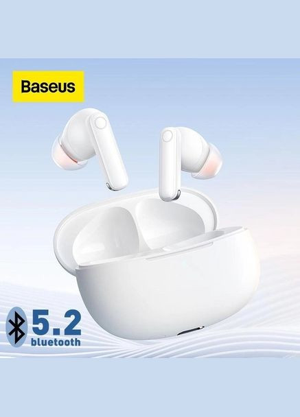 Навушники бездротові Bowie MZ10 NGTW340102 білі Baseus (280928765)