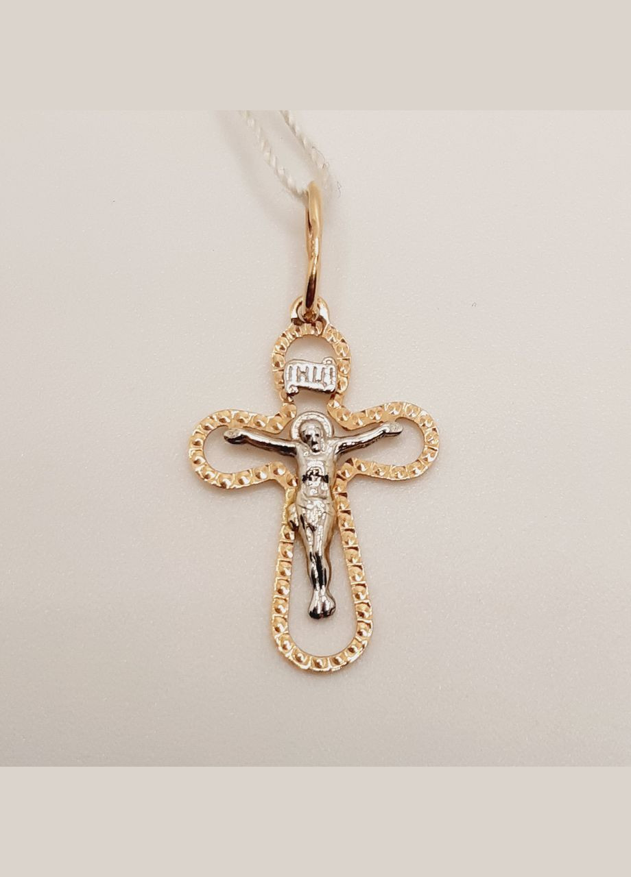 Крестик золото 585° 0,70г. спаси и сохрани (511211нрши) БЛАГОВЕСТ 511211НРШИ (305583209)