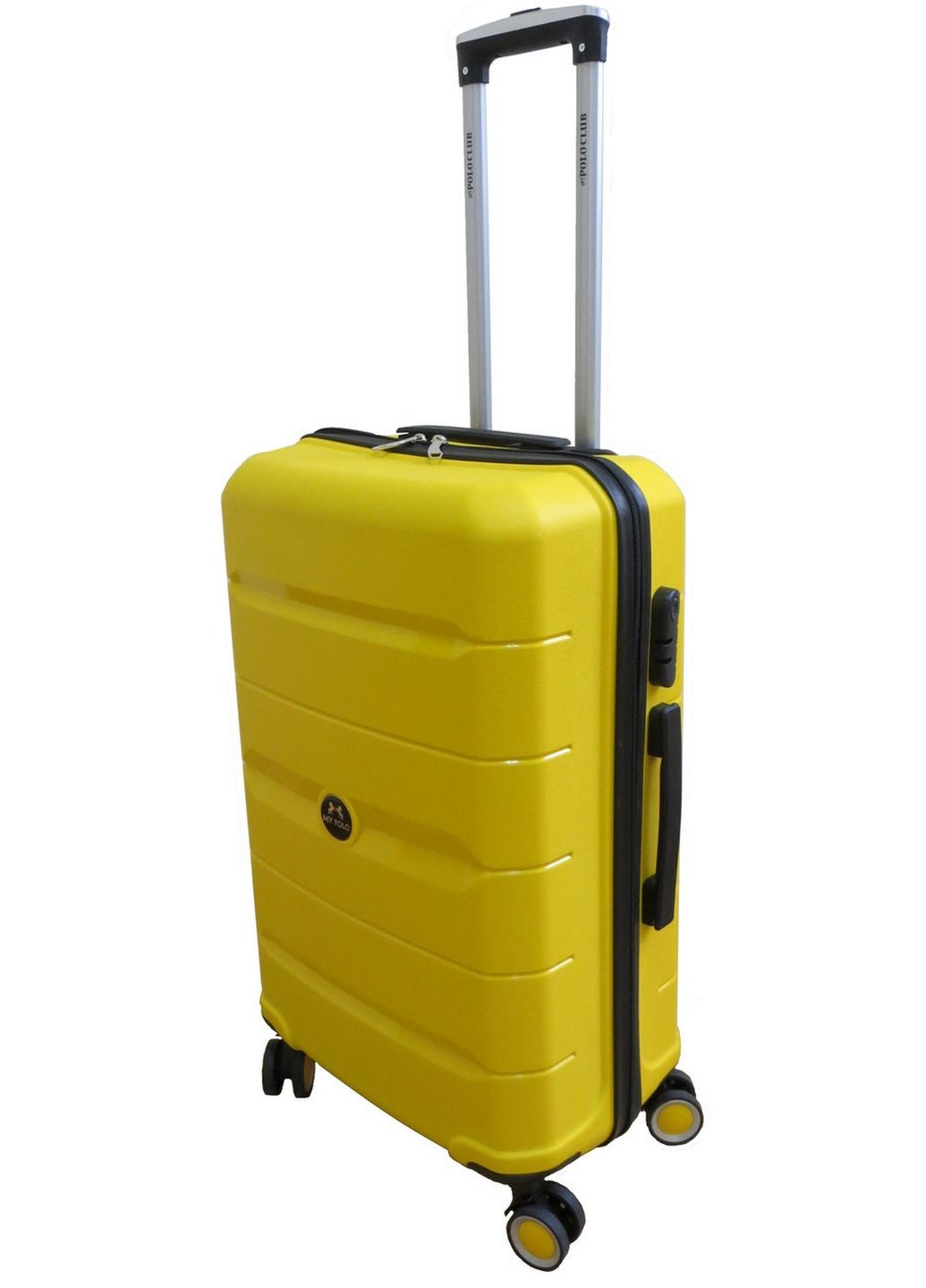 Средний чемодан из полипропилена на колесах 60L MY Polo (288135808)