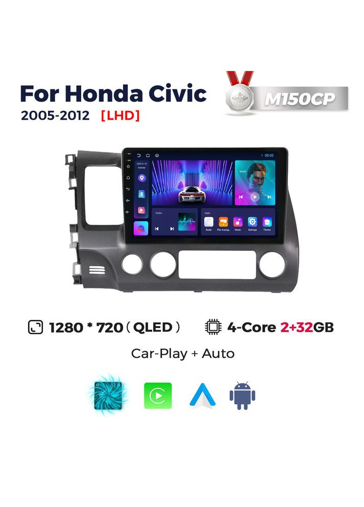 Штатная магнитола MS Honda 8 (2005 – 2012) QleD Mekede Civic (352262218)