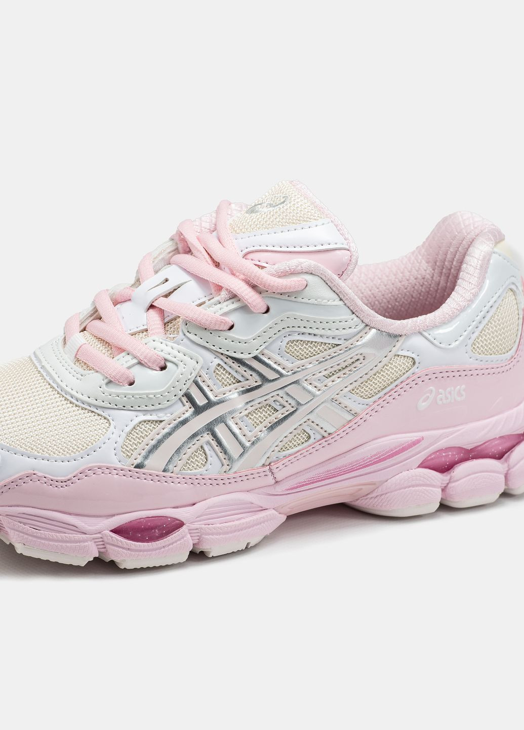 Кросівки жіночі Asics Gel-NYC pink beige | Асікс Гель-НЮК рожеві демісезони (316706188)
