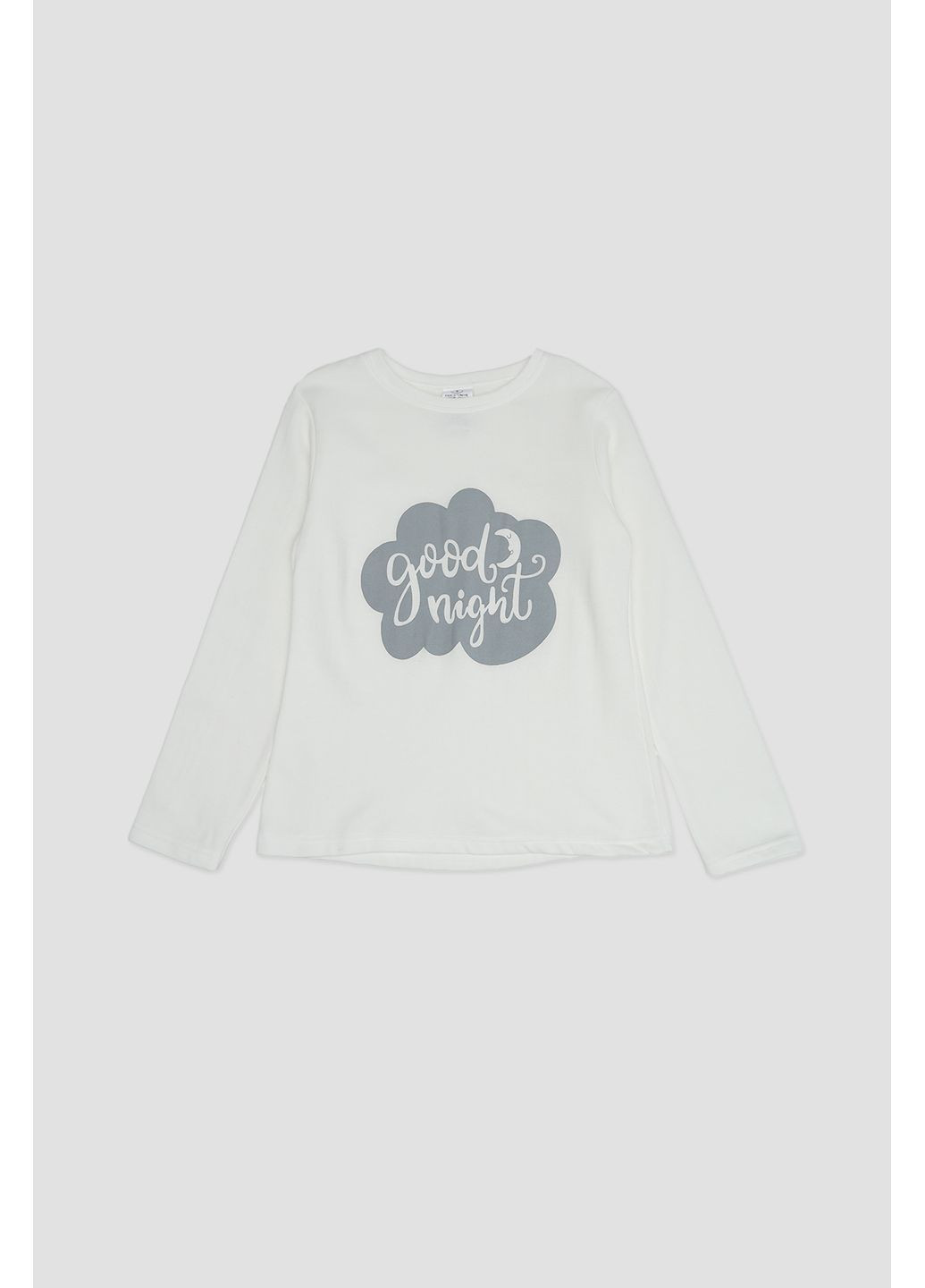 Белая зимняя пижама с штанами для девочки цвет белый cb-00285839 Carla Mara