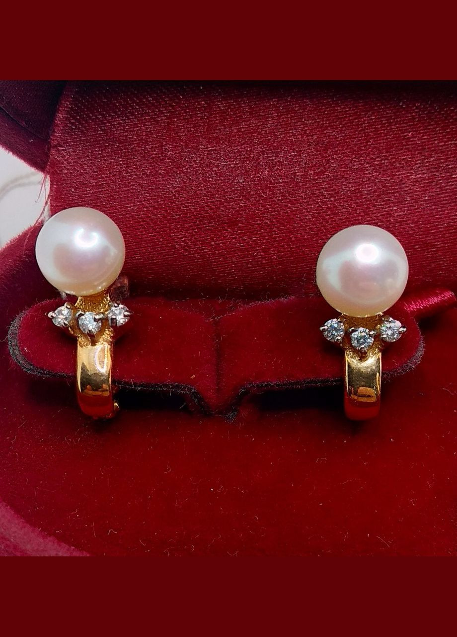 Гарнитур золото 585° 7,22г. жемчужина (с297/к514) Арніка С297 (305583199)