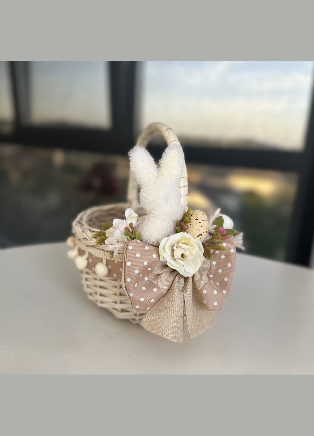 Великодній кошик 15х15х18см hand-made MIS LT (322127864)