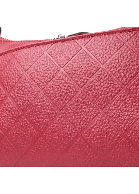 Сумка кросс-боди через плечо женская из натуральной кожи маленькая Красный 36514 Vintage (353690018)