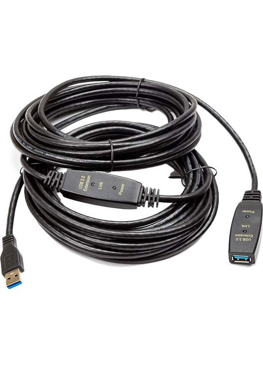 Активный удлинитель USB 3.0 AM-AF 10 м (CA912858) PowerPlant (323113750)