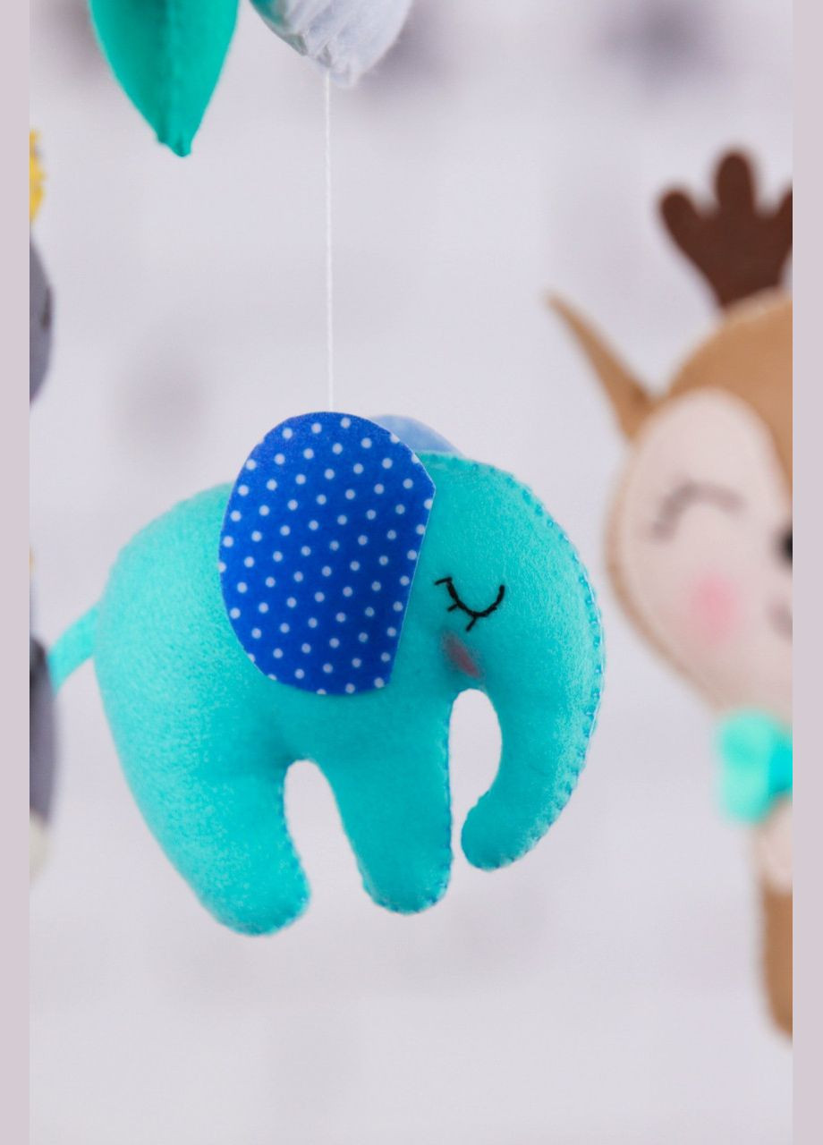 Дитячий музичний мобіль на ліжечко для немовлят WooolyWool «Єдиноріг» з 35 мелодіями (М016) No Brand (342757970)