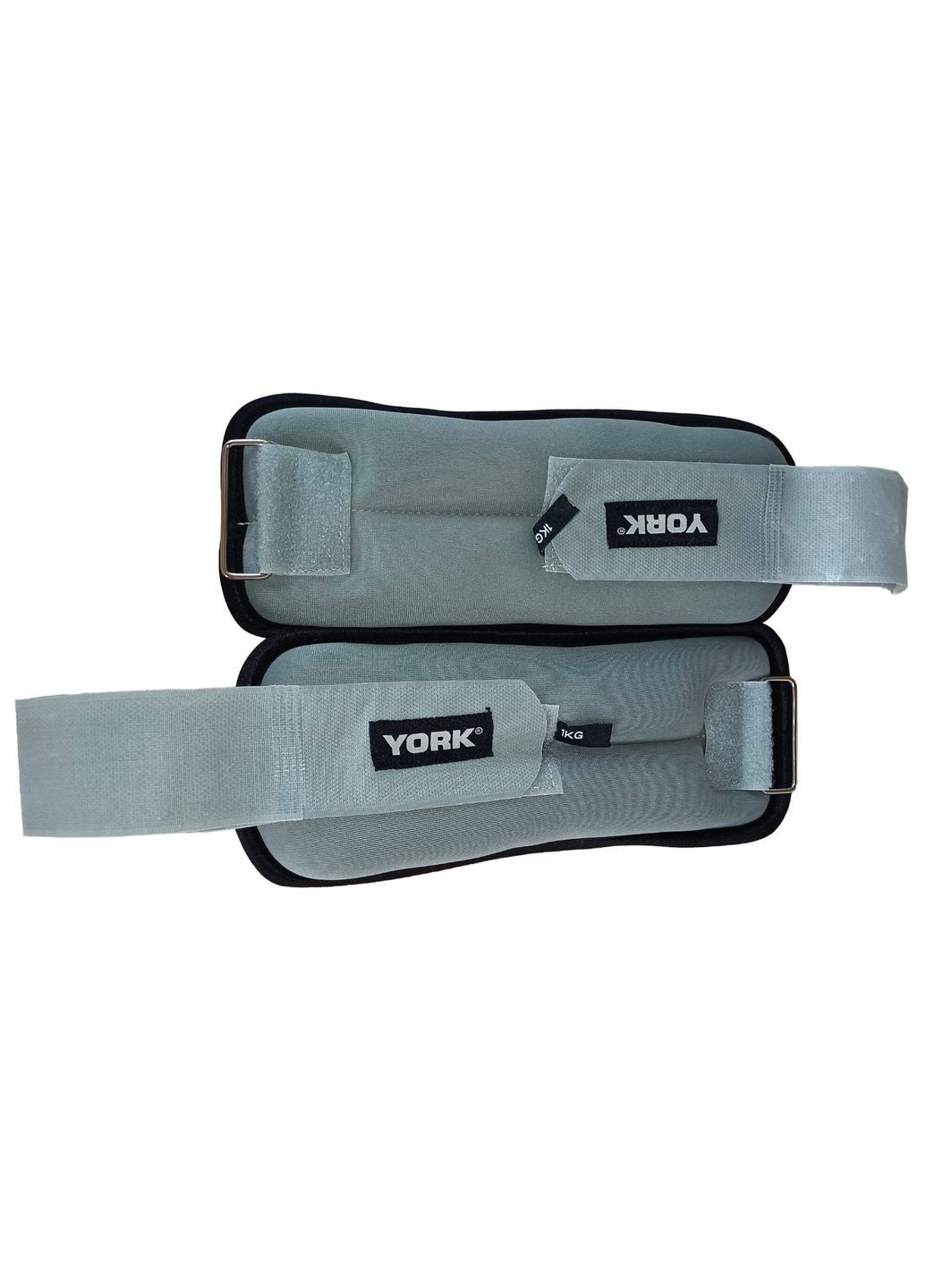 Утяжелители Soft для рук и ног 2х1кг серый York Fitness (349824211)