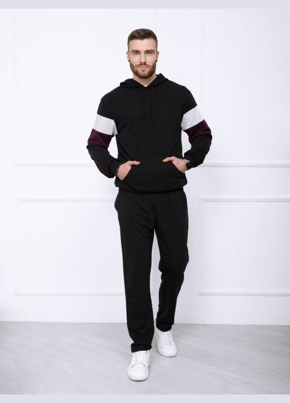 Спортивний костюм GN-415 чорний ISSA PLUS (266782197)