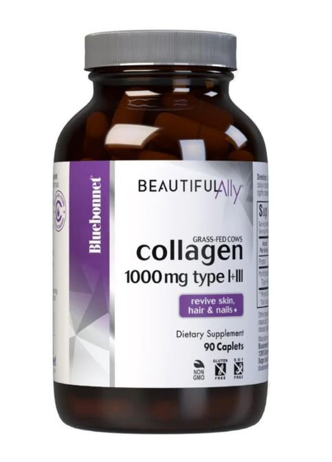 Beautiful Ally Collagen Type I + III 90 Caplets Bluebonnet Nutrition (294058473)