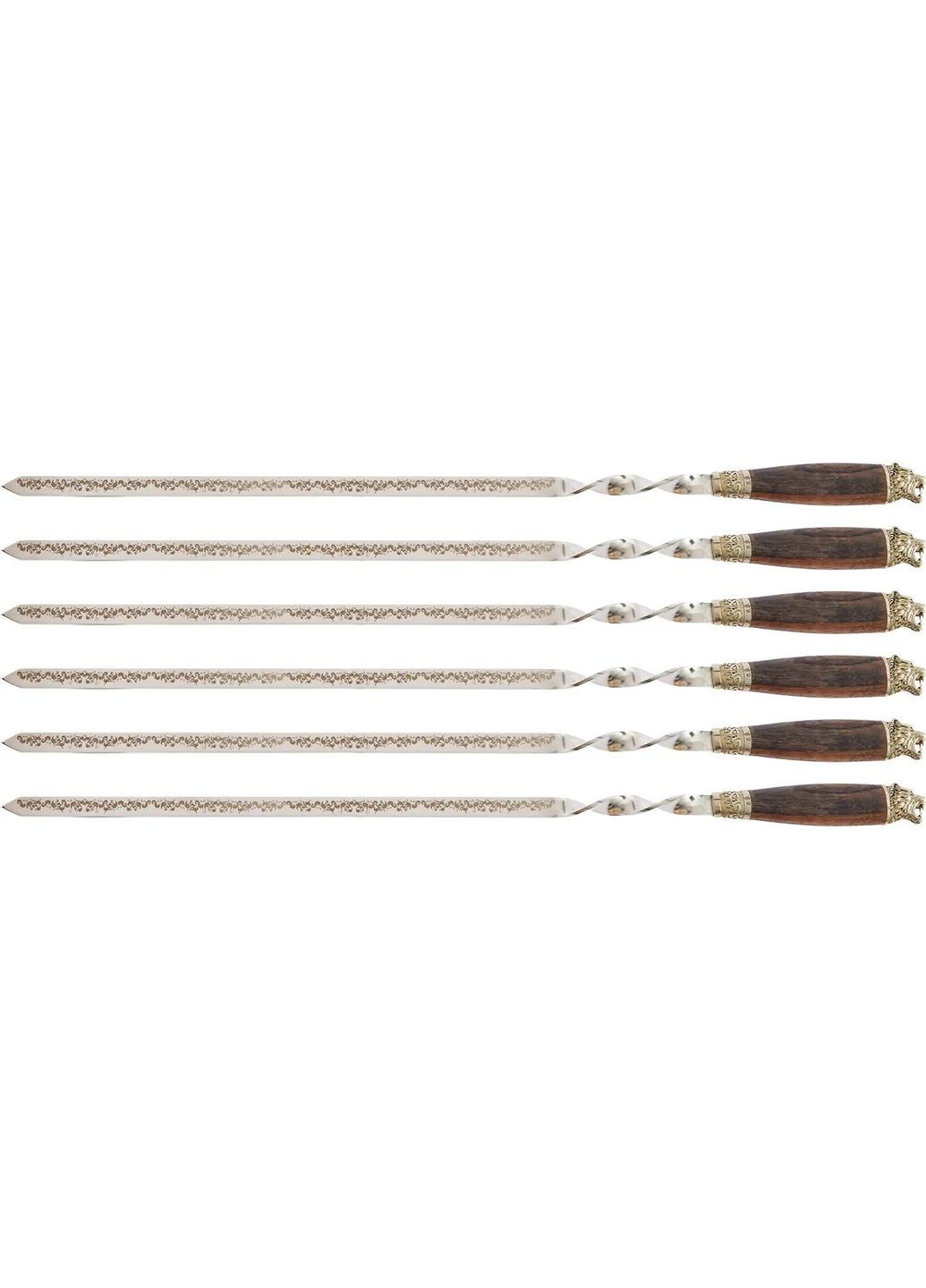 Набір шампурів R.A. "Тигри" кейс No Brand (316441843)