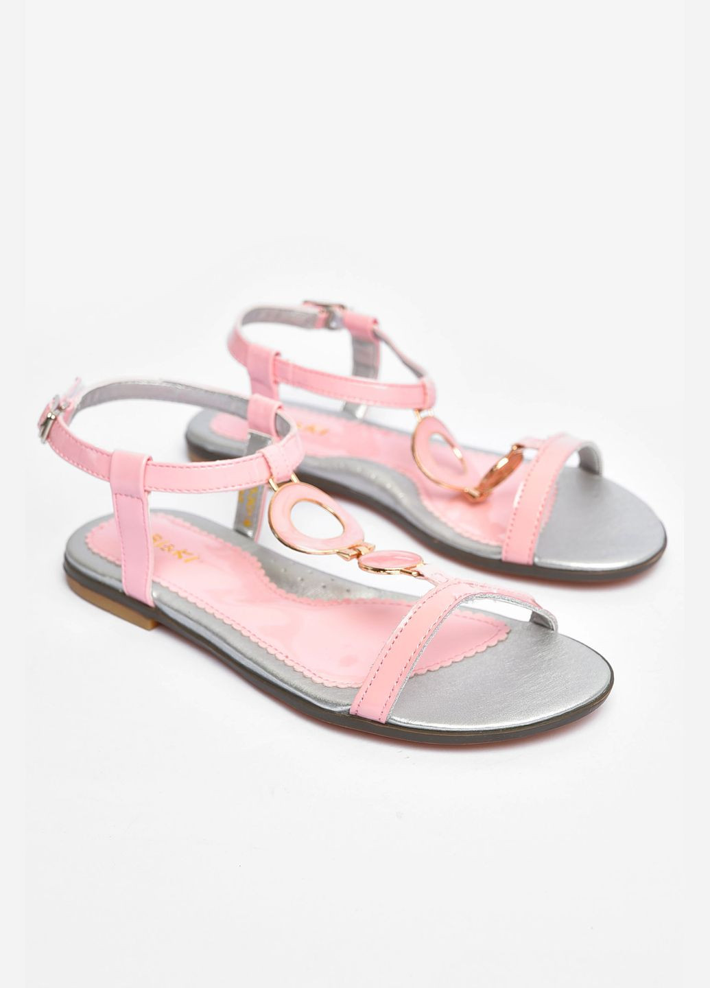 Босоніжки для дівчинки рожевого кольору Let's Shop (331861873)