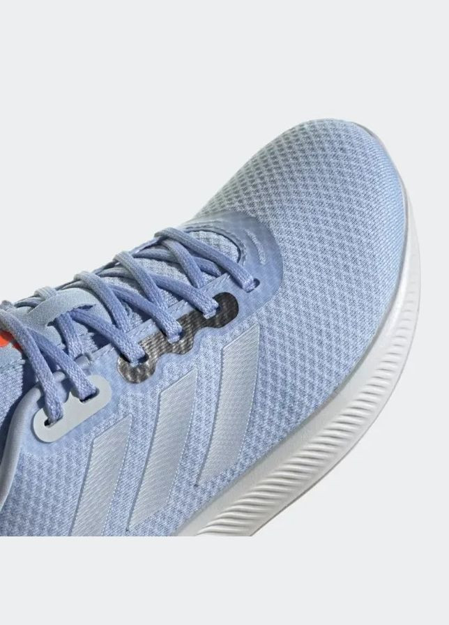 Кроссовки Runfalcon 3 Blue Dawn Zero Metalic Silver Dawn adidas голубые лето (302898165)