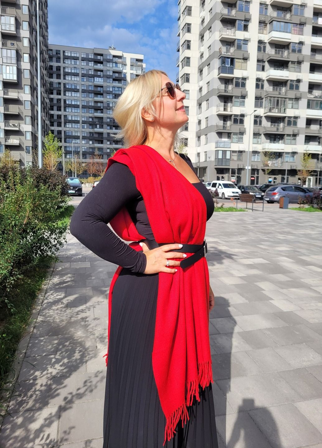 Женский стильный кашемировый шарф с особым плетением No Brand (362267298)