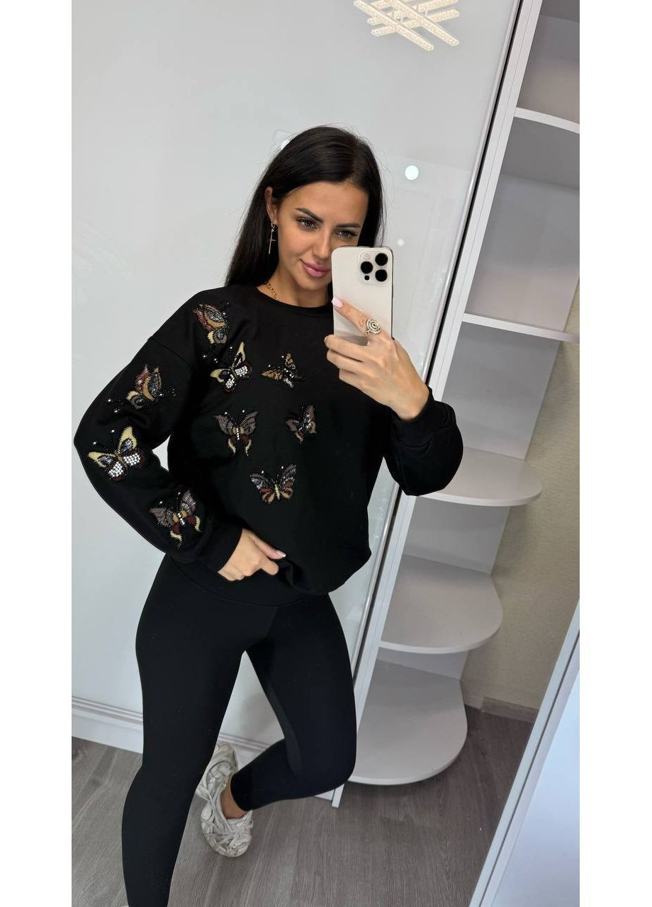 Черный свитер Milani