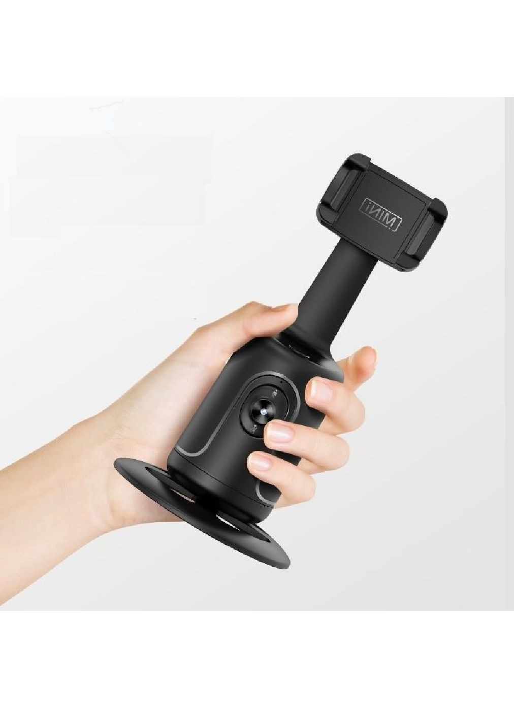 Розумний смарт штатив підставка тримач для телефона з акумулятором датчиком руху поворотом на 360° (479360-Prob) Чорний Unbranded (317319467)