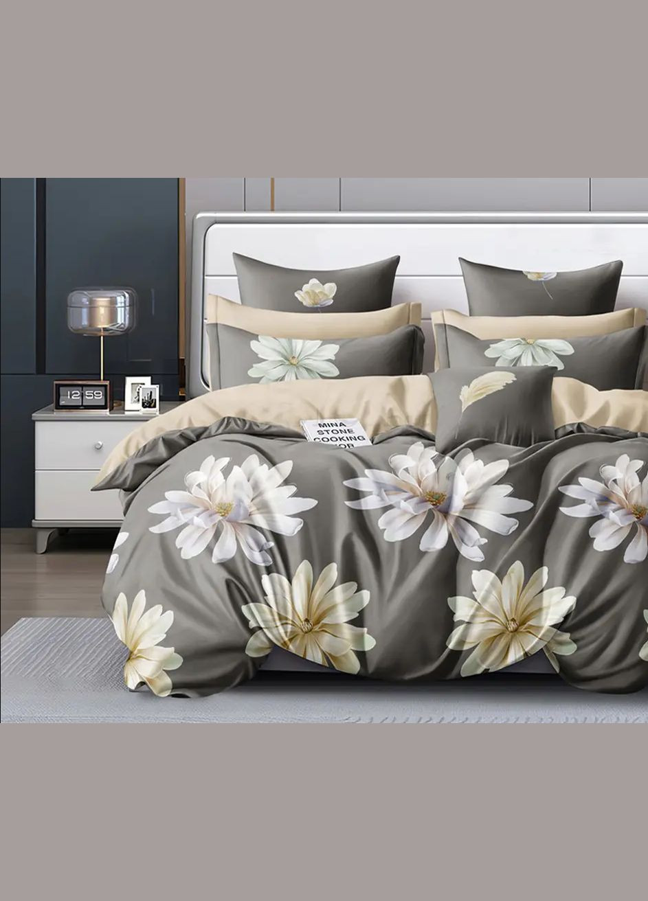 Постільна білизна бязь натуральна 100% бавовна ранфорс Півторний Коричневий 145 х 210 (24585211) No Brand (308754513)