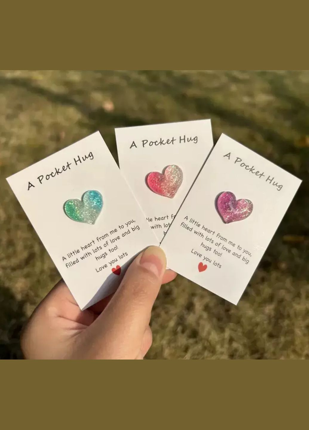 Листівка Кишенькові Обійми "Серденько" No Brand (333163407)