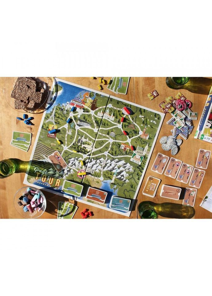 Настільна гра Чудова подорож The Great Tour: European Cities () Tactic 55402 (362003777)