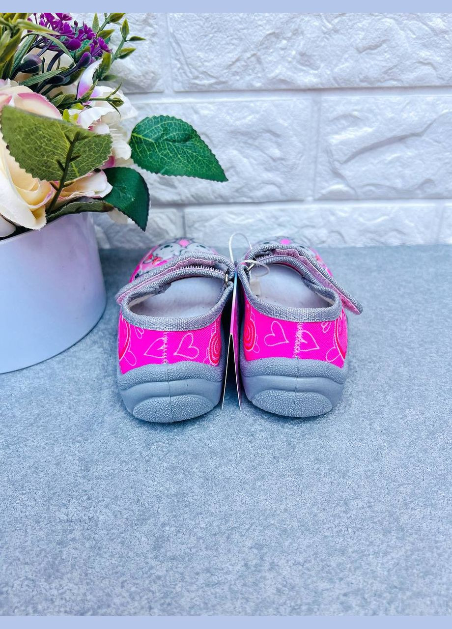 Розовые тапочки для девочки Waldi