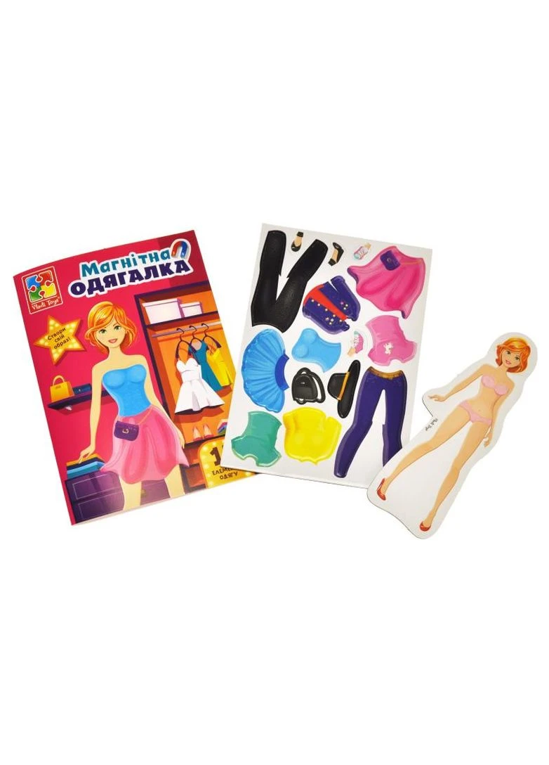 Магнітний одяг "Everyday look" у папці VT3204-31 VladiToys Vladi toys (389885769)