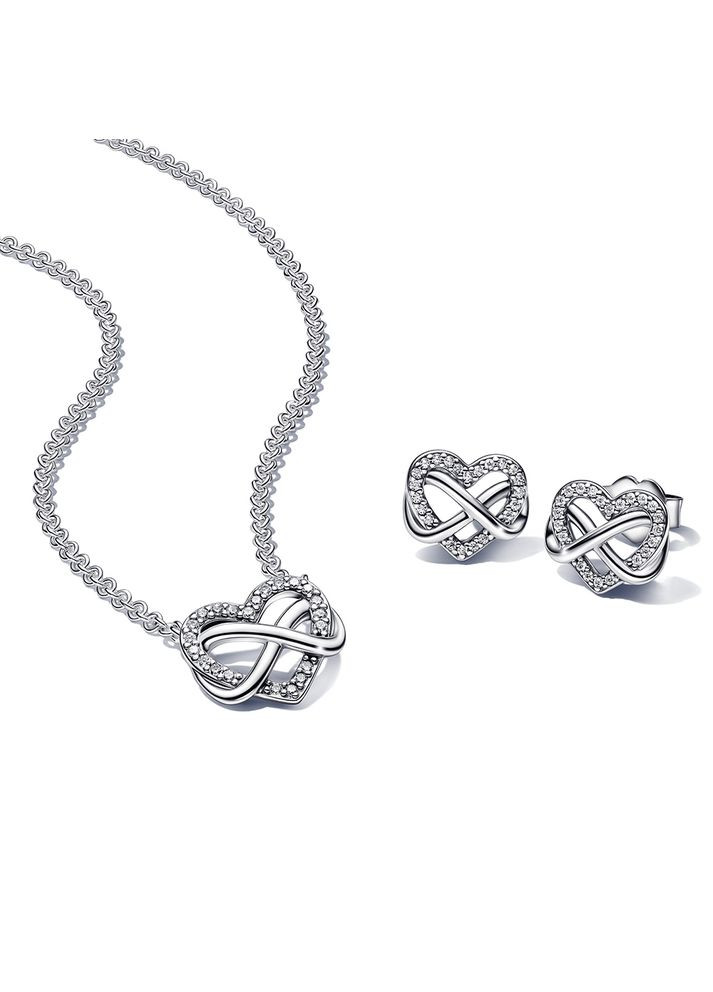 Кольє Пандора "Блискуче серце нескінченності" 392666C01 Kabluchka (355462892)