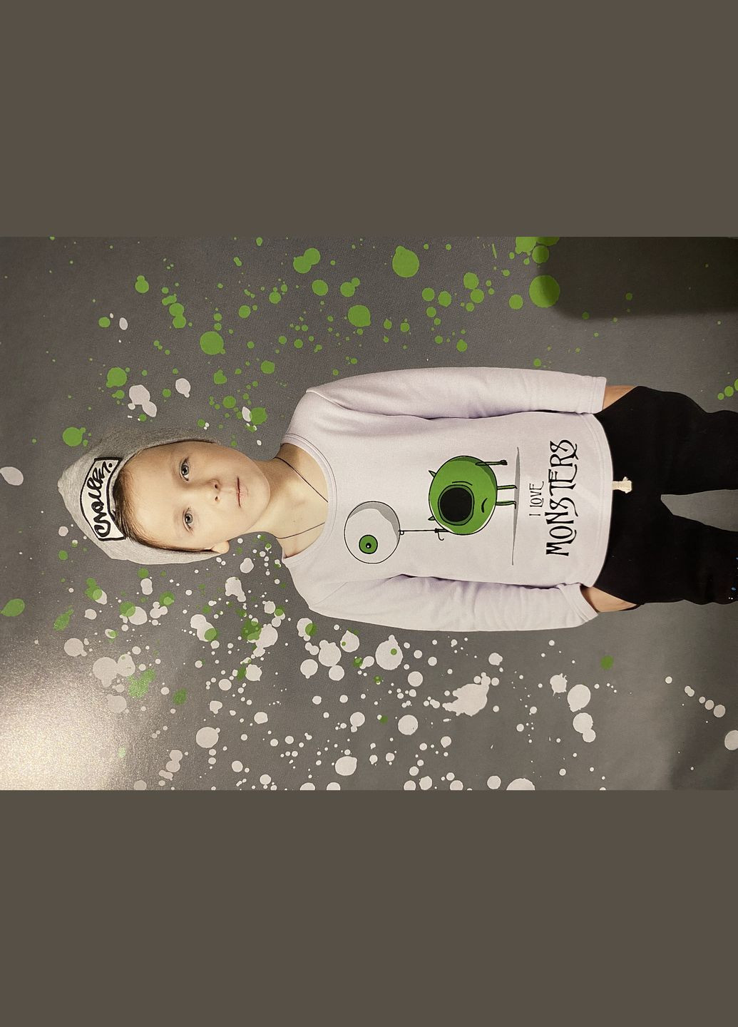 Джемпер трехнитка для мальчика светло-серый Овен (305571349)