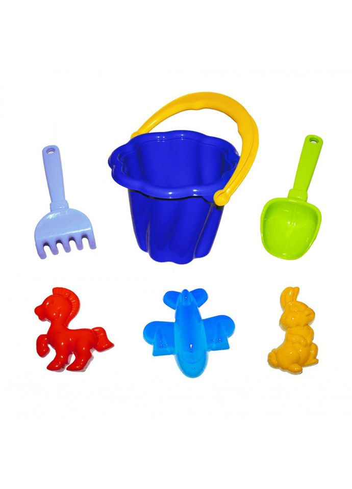 Пісочний набір Ромашка №1 1098 Синій Colorplast (334024746)