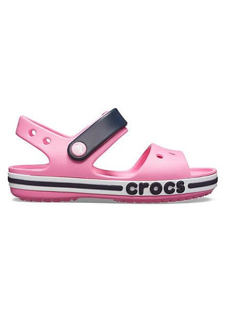 Светло-розовые крокс сандалии баябенд детские bayaband sandal kids Crocs