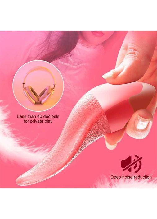 Оральний вібратор язик USB 10 режимів вібрації No Brand (366892168)