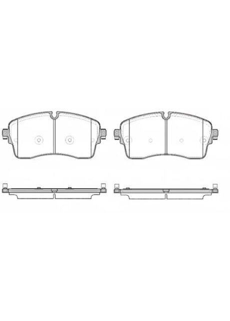 Колодки тормозные дисковые (комплект 4 шт) Колодки тормозные дисковые 1815.00 Remsa (364835482)