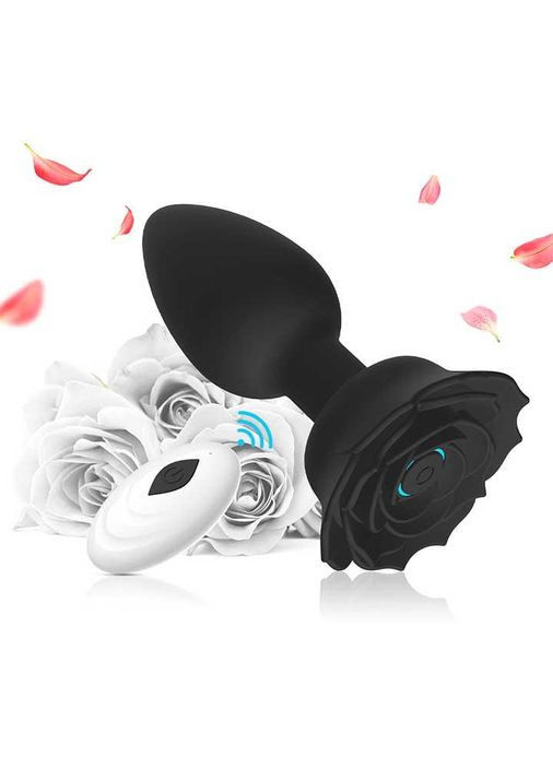 Силікональний анальний корок Rose Анальні іграшки No Brand (368892244)