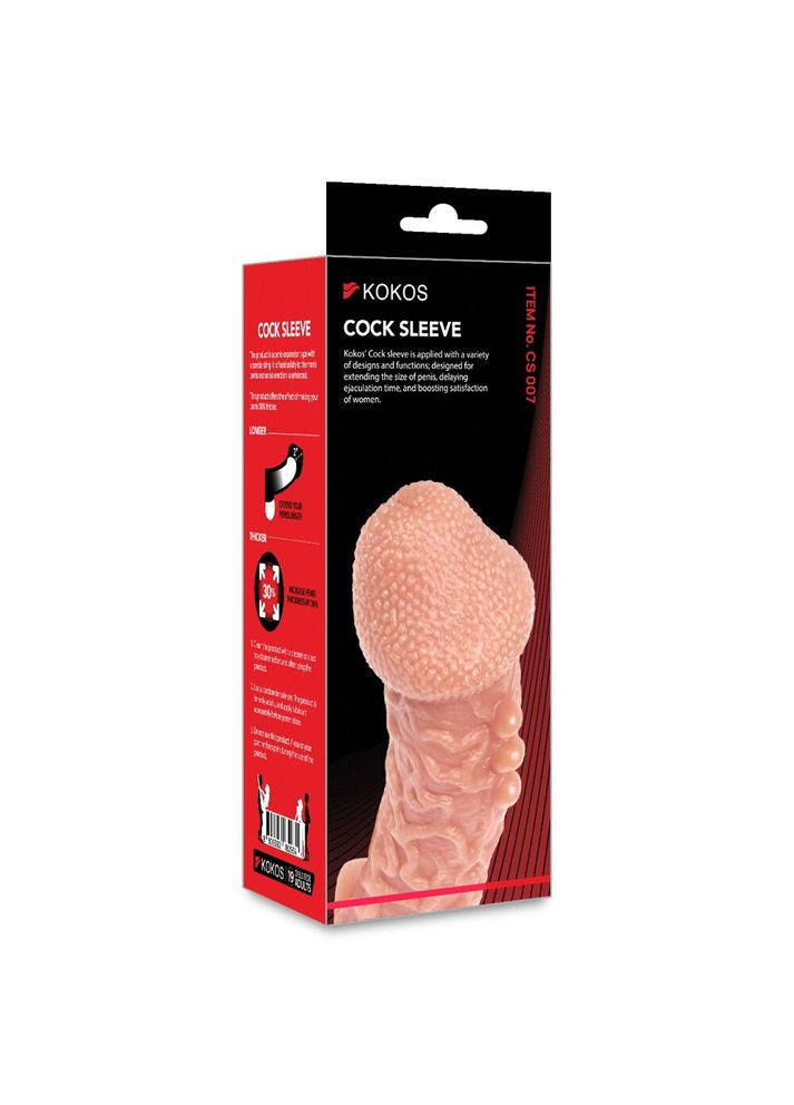 Насадка на член Cock Sleeve CS 007 L Kokos (369950424)