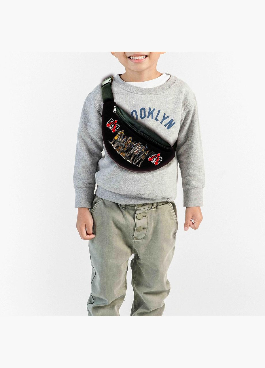 Сумка-бананка " Legends" з принтом, 32х15см, дитяча, молодіжна Apex (305768525)