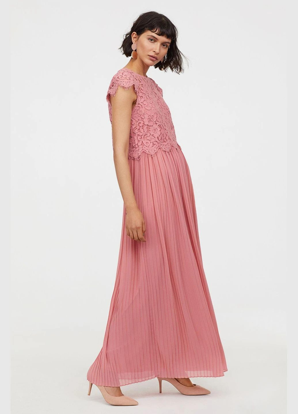 Рожева сукня максі жіноча H&M
