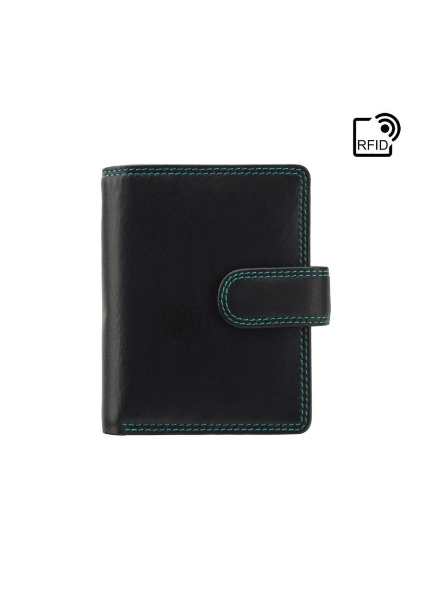 Чёрный кошелек женский RB40 BLK/RHUMBA Bali c RFID Visconti (315423430)